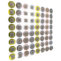 Anti-counterfeit stickers tamper evident self adhesive retail security labels